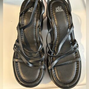 Wild Fable Sleek Black Sandals